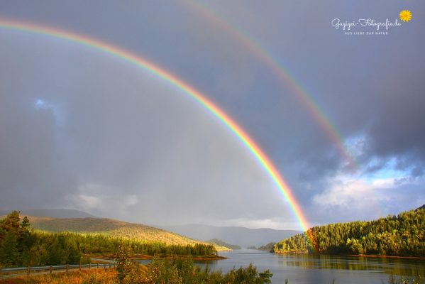 Norwegen - Regenbogen