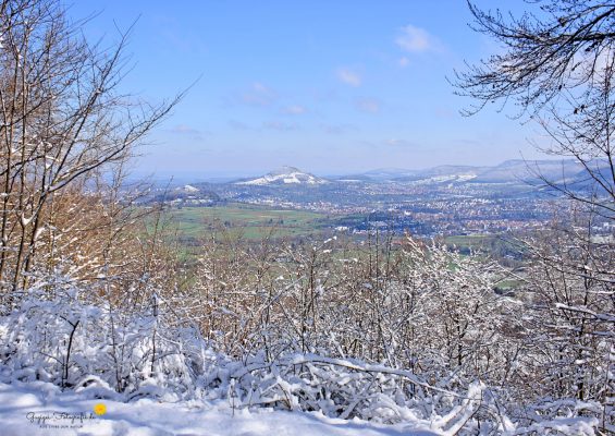 Blick auf Pfullingen und die Achalm